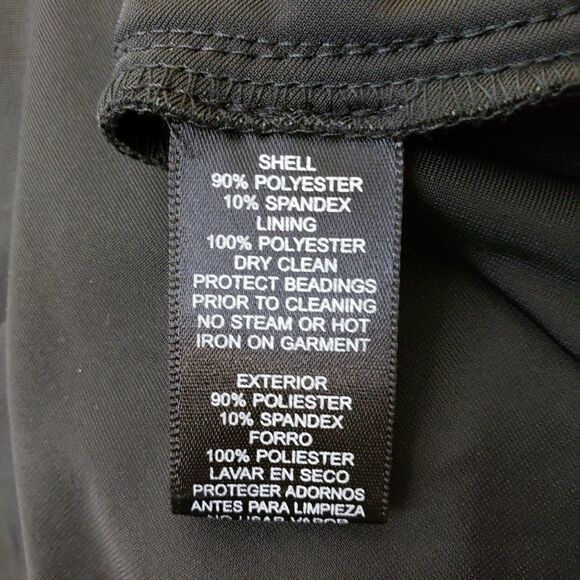 Jessica Howard sleeveless black  velvet dress - Picture 6 of 8